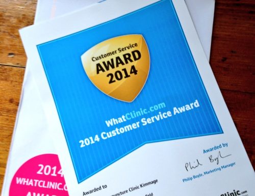 Delighted to have won the 2014 Customer Service Award